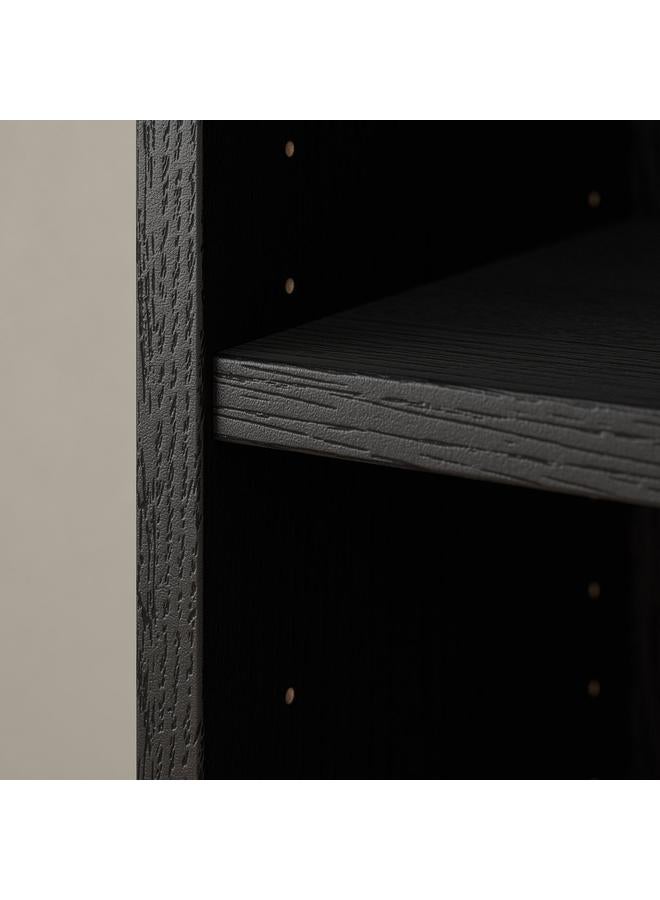 erorex Bookcase, Black Oak Effect, 40X28X202 Cm - Image 5