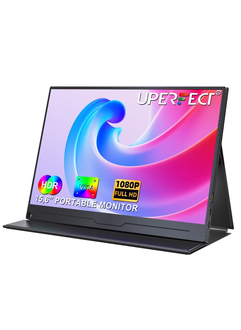 Uperfect Portable Monitor UPERFECT, T03 M15.6" 15.6 inch 1080P IPS 100%SRGB 800:1 60Hz VESA matte screen material non-stick fingerprint, blue light filtering, eye protection, extended display for PC/Laptop/PS/Xbox  - Image 1