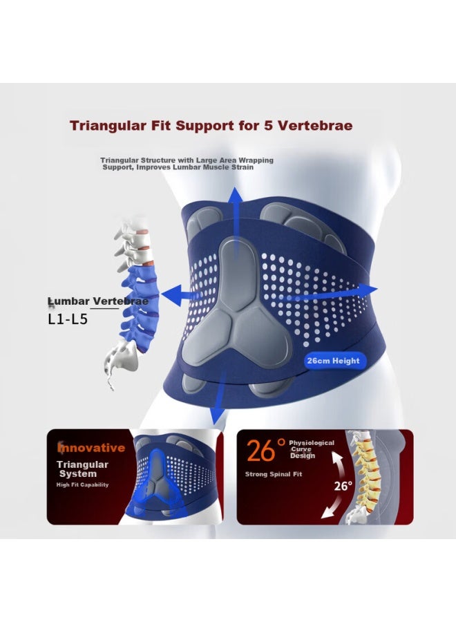 Propard Medical Lumbar Support Belt For Lumbar Disc Herniation, Muscle Strain, Uni Lower Back Pain Relief, Invisible Waist Brace For Prolonged Sitting - Image 3