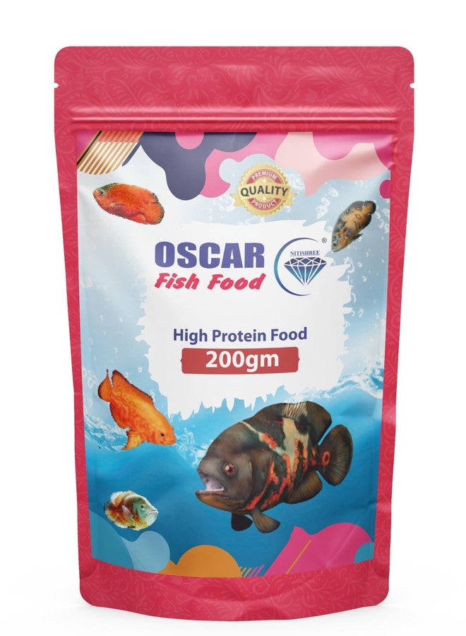 طعام نيتيشري لأسماك الأوسكار، مدعم بنسبة 40% من البروتين والفيتامينات، ضروري لتعزيز اللون ونمو أسماك الأوسكار متوسطة وكبيرة الحجم، حجم الحبيبات 4 مم، 200 غرام + 200 غرام، مناسب لجميع مراحل نمو الأسماك. - Image 2