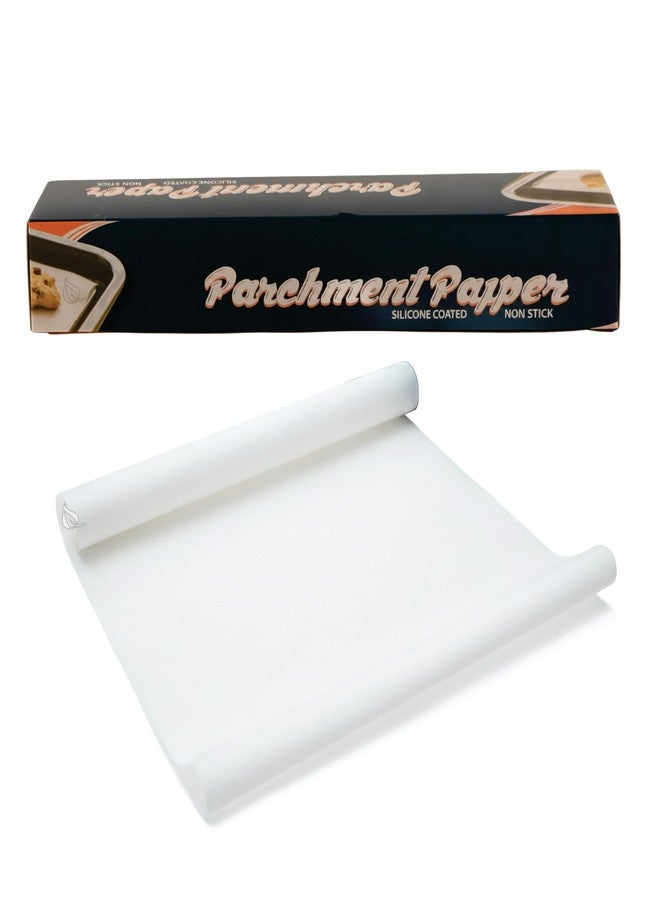 EcoQuality [1 PACK] Premium Baking Parchment Paper 18x50 | Non-stick Premium Quality Silicone Coated Baking Paper Roll for Cakes, Smoking, BBQ, Cookies, Pizza, Pan Liners, Kosher | 18 inch x 50 FT - Image 1