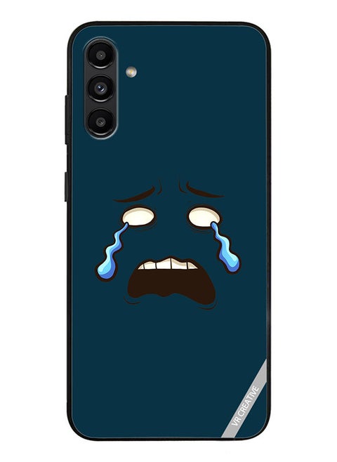 Protective Case Cover For Samsung Galaxy A13 5G Crying Face Design Multicolour