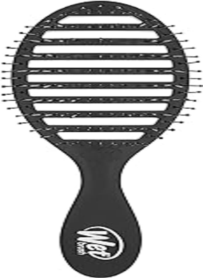 Wet Brush Vented Design and Ultra Soft Heatflex Bristles Speed Dry Hair Brush, Black