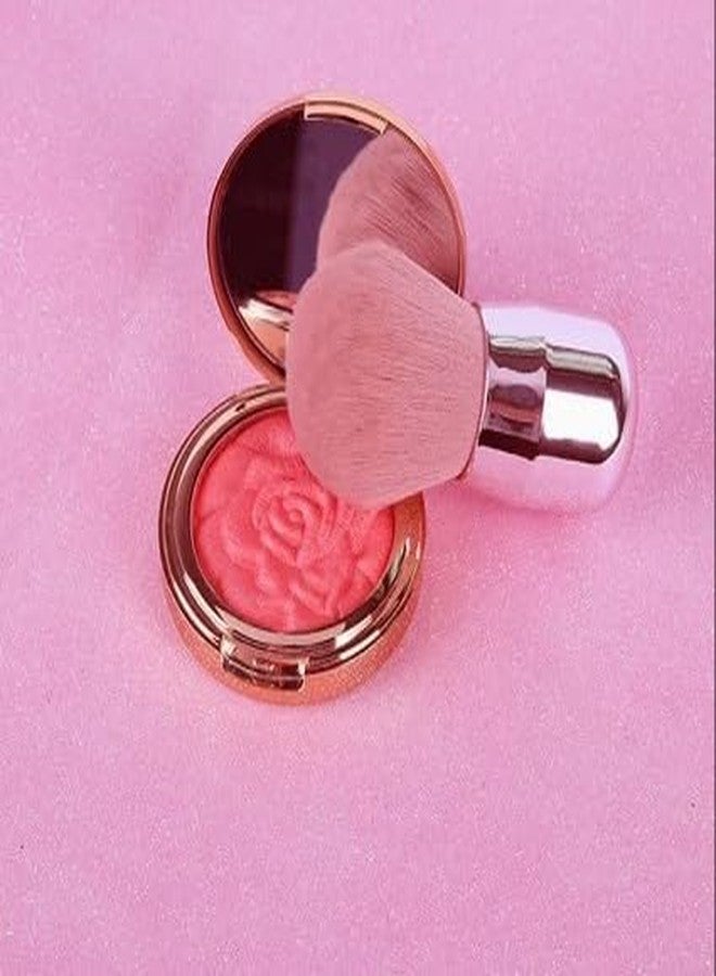 Evaluemart Makeup Blush Brushes for Cheeks, Travel Size Face Powder Brush for Loose Powder, Fluffy Foundation Brush for Face, Kabuki Brush for Mineral Powder Contouring Cream or Liquid Cosmetics - Image 2