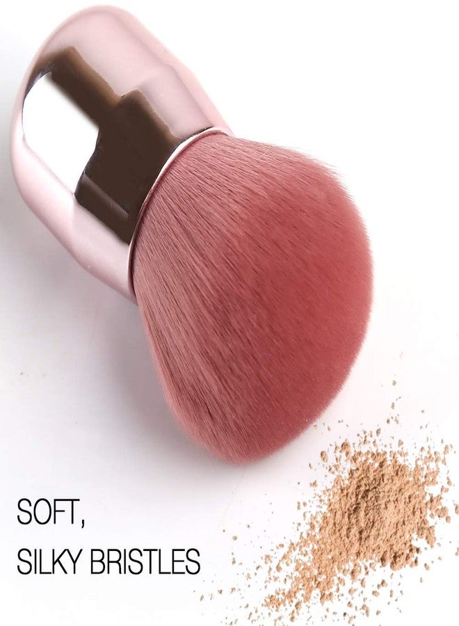 Evaluemart Makeup Blush Brushes for Cheeks, Travel Size Face Powder Brush for Loose Powder, Fluffy Foundation Brush for Face, Kabuki Brush for Mineral Powder Contouring Cream or Liquid Cosmetics - Image 5