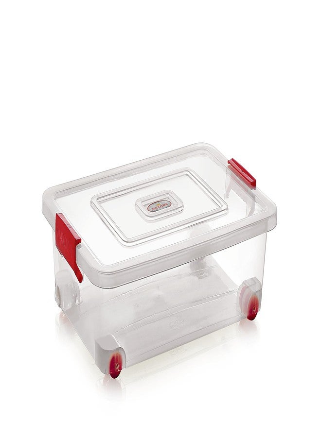 Nakoda 222 Venus Mini Plastic Container for Home Storage / 542 x 368 x 150 mm - 20 Litre Color May Vary - Image 1