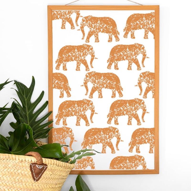 STENCILAIR Elephant Stencil, 4-Inch, Beautiful Design, Quality Reusable Stencil for Painting, Crafts, and Decor for Walls, Fabric & Furniture, Recyclable DIY Tool - Image 4