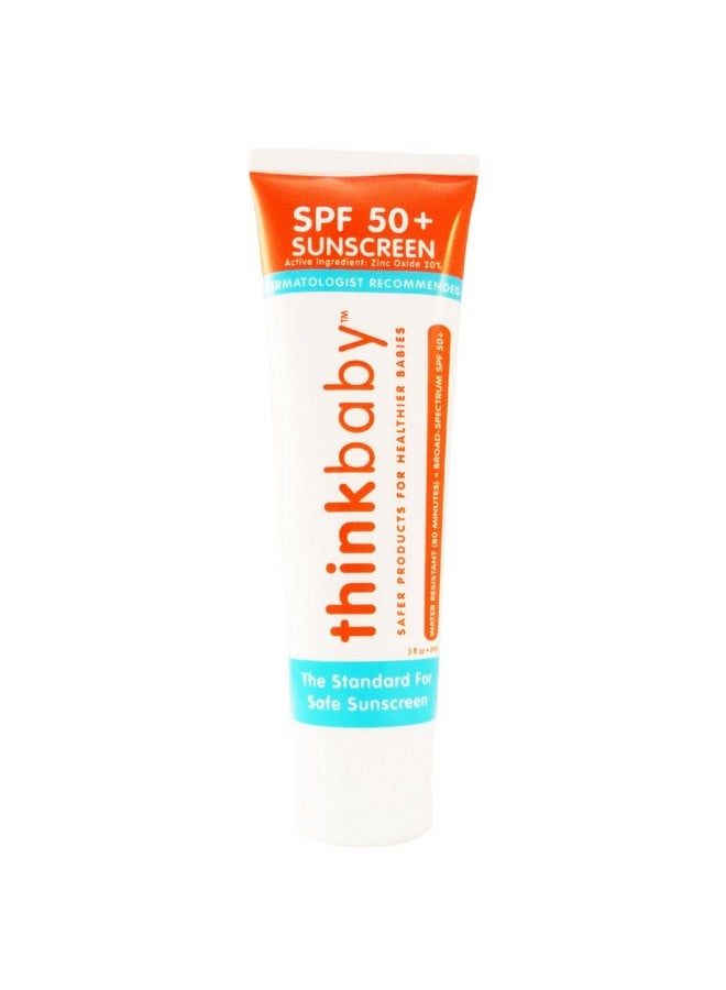 Thinkbaby Baby Suncreen Spf 50+ 3 Fl Oz Safe For Babies Dermatologist Recommended - Image 1