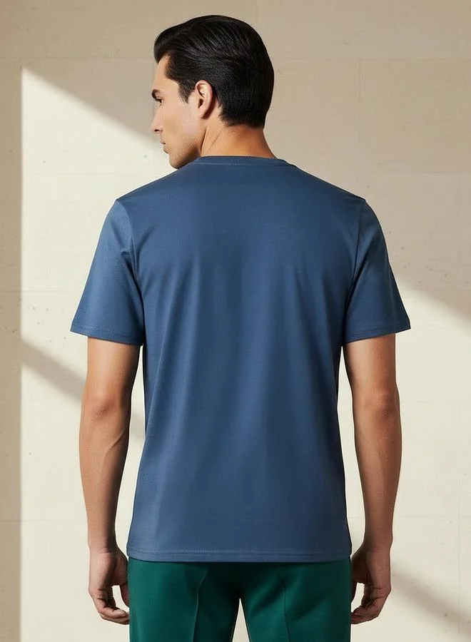 Kappa BLUE Kappa Men Logo Print T shirt for Men | Best Price UAE
