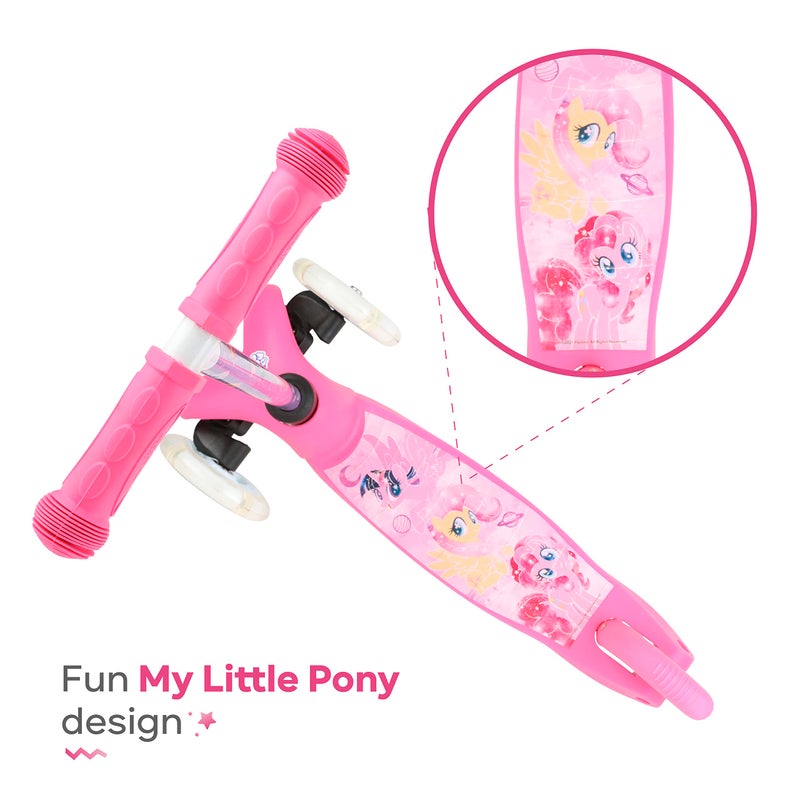 VOYAGER سكوتر ذاتي التوازن من ماي ليتل بوني مع عجلات مضيئة، منصة عريضة إضافية، 3 عجلات، فرامل تعمل بالقدم، حد وزن 75 رطل، للأطفال والرضع، للبنات أو الأولاد، للأعمار من 3 سنوات وما فوق - Image 5