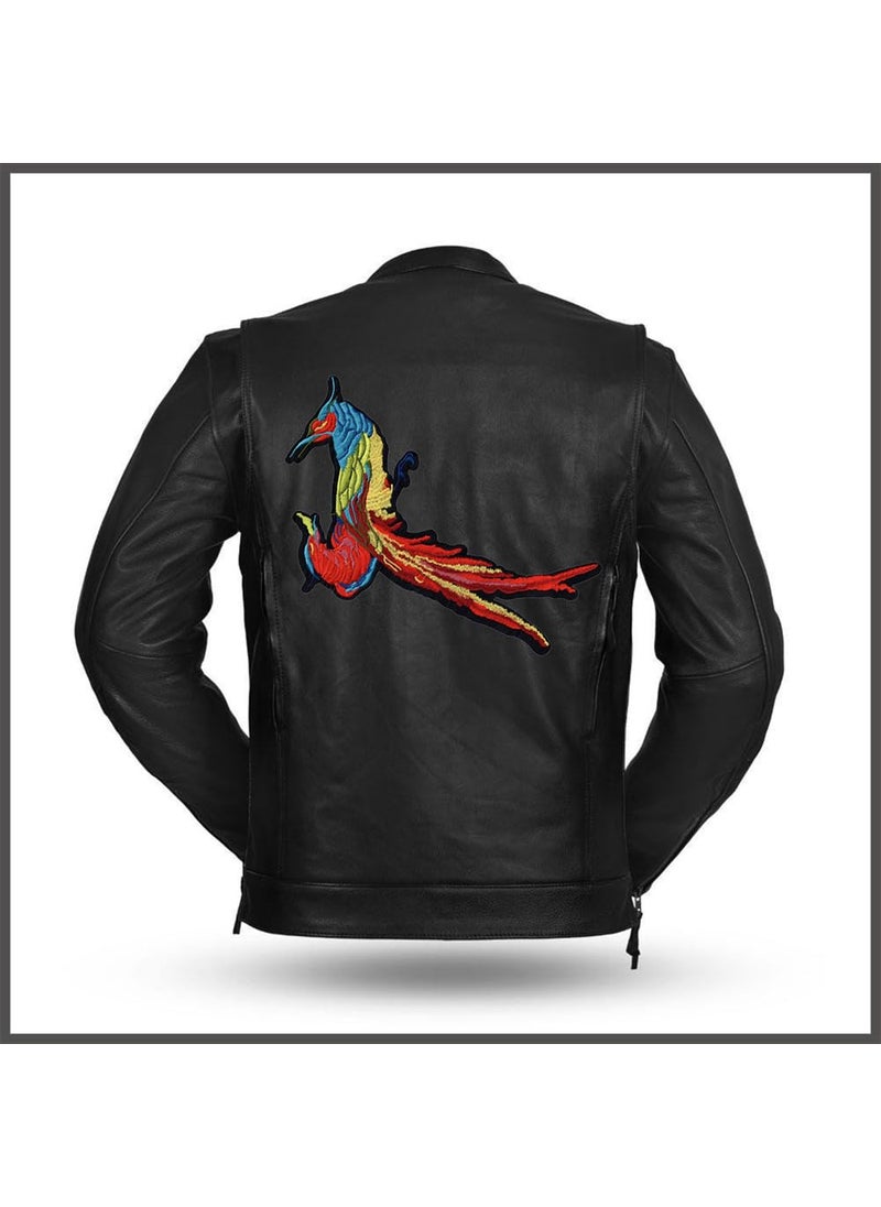 Artist Unknown - Giant Bird Applique Embroidered Sew-on Patch ; Size: 30.5cm x 18cm for Jackets, T-Shirts, Bags, Outdoor Clothing ; Imported from Malaysia (1 Piece). (Code: XL-4) - Image 1