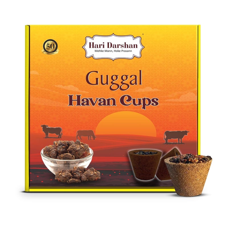 Hari Darshan Combo Sambrani Cup 36 Cups Devgandh Sambrani CupCow Dung Dhoop Guggal Loban Dhoop for Pooja HavanPack of 3 12 Cups Each 1 Burner PlatePack - Image 3