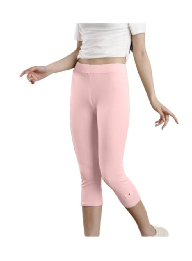 Elastic High-waist and Under Knee-length Leggings for Yoga Outfit KU406 - Image 2