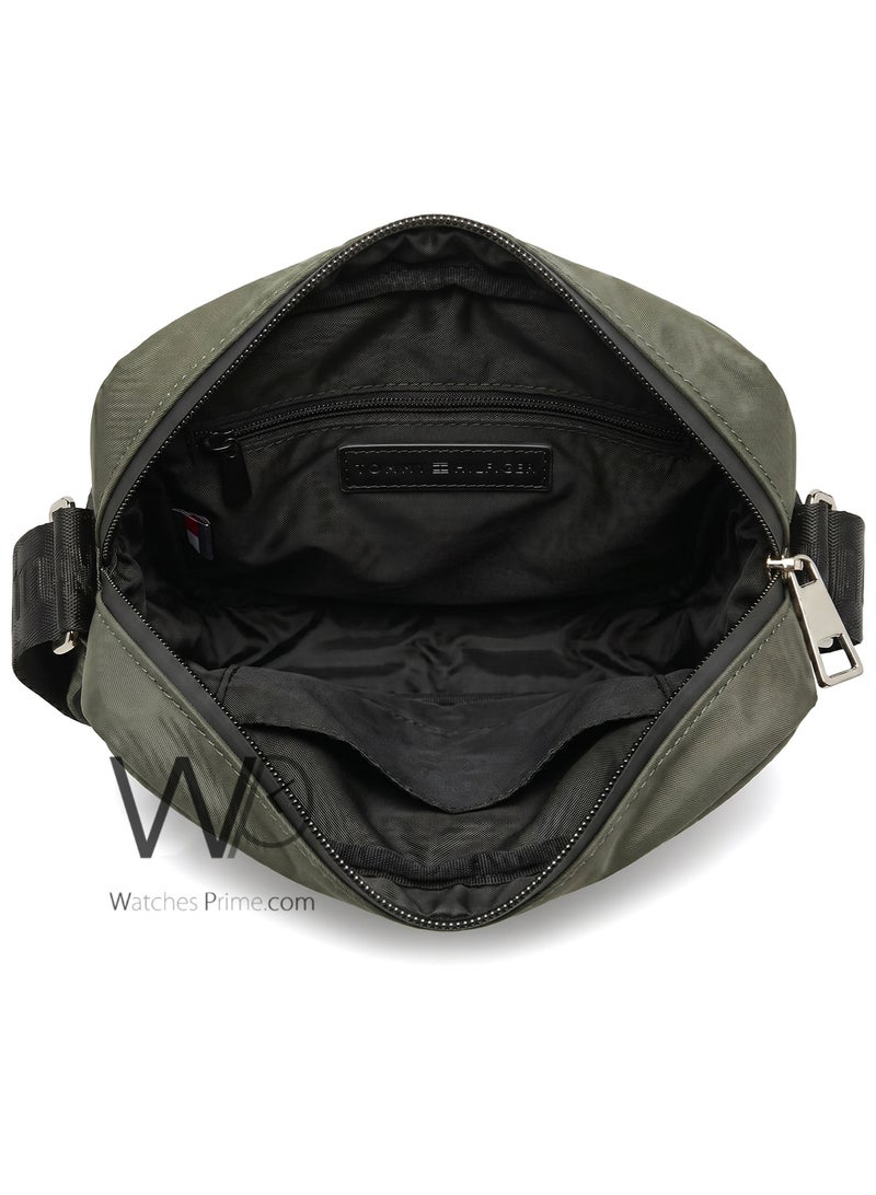 Tommy Icons Tommy Hilfiger Men's Olive Green Crossbody Bag - Image 5