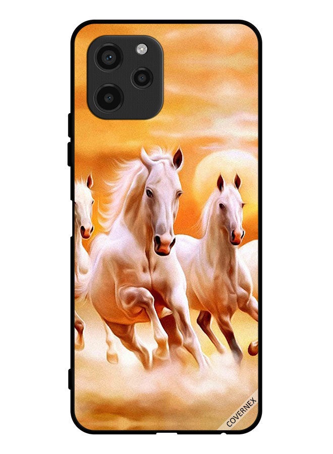 Covernex Protective Case Cover For Huawei Enjoy 50z Horses Running - Image 1