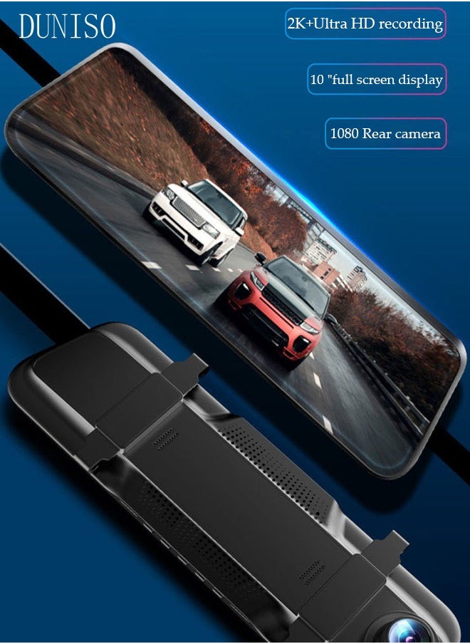 DUNISO - Dash Cam 2K 1296P WiFi Car Camera with 2 inch IPS Screen,2K Front Dash Camera for Cars, Dual Dashcams for Cars with Night Vision,24 Hours Parking Mode,APP,G-Sensor,Loop Recording - Image 1