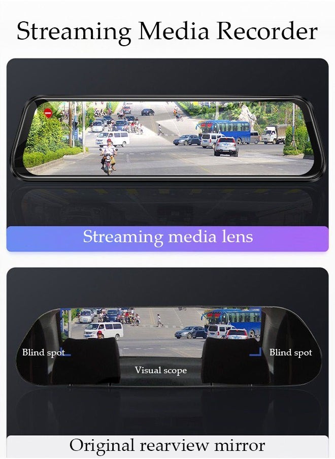 DUNISO - Dash Cam 2K 1296P WiFi Car Camera with 2 inch IPS Screen,2K Front Dash Camera for Cars, Dual Dashcams for Cars with Night Vision,24 Hours Parking Mode,APP,G-Sensor,Loop Recording - Image 1