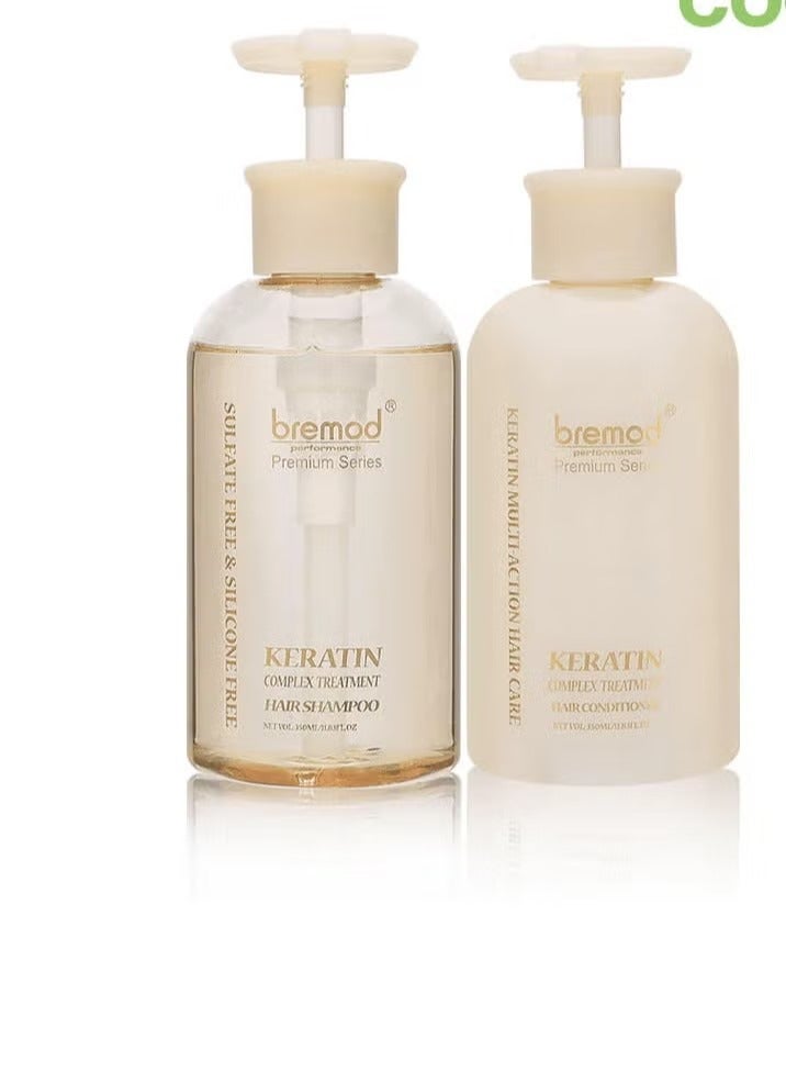 Remote Premium Keratin Shampoo and Conditioner - 350ml + 350ml