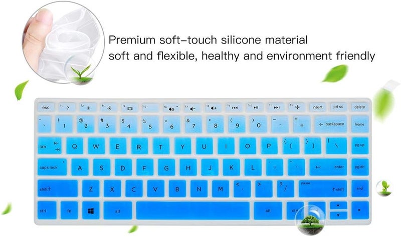 imComor Keyboard Cover for HP Pavilion x360 14 & HP Laptop 14-dq 14-fq 14-cd/ce/cf 14-dk 14m-dh 14-dq0052dx 14-dq5043cl 14-fq1023cl 14-fq1074nr 14-dk0002dx 14-dh2011nr 14t-dq300 14m-cd0003dx 14-cf2112wm Skin - Image 4