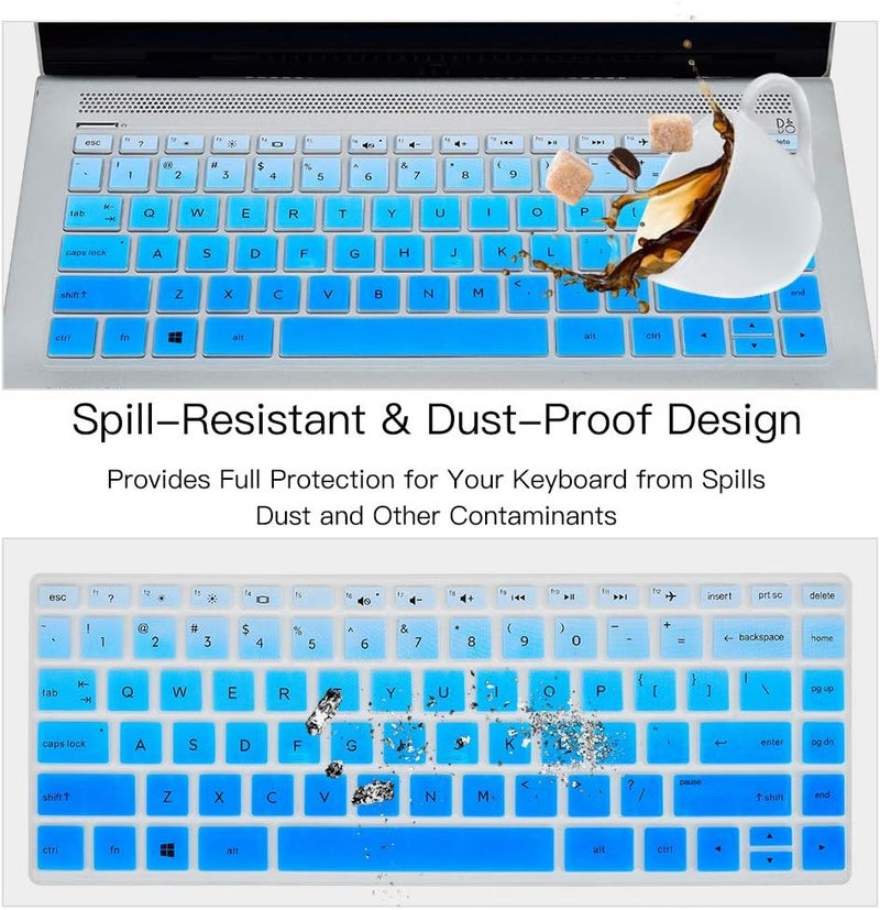 imComor Keyboard Cover for HP Pavilion x360 14 & HP Laptop 14-dq 14-fq 14-cd/ce/cf 14-dk 14m-dh 14-dq0052dx 14-dq5043cl 14-fq1023cl 14-fq1074nr 14-dk0002dx 14-dh2011nr 14t-dq300 14m-cd0003dx 14-cf2112wm Skin - Image 5