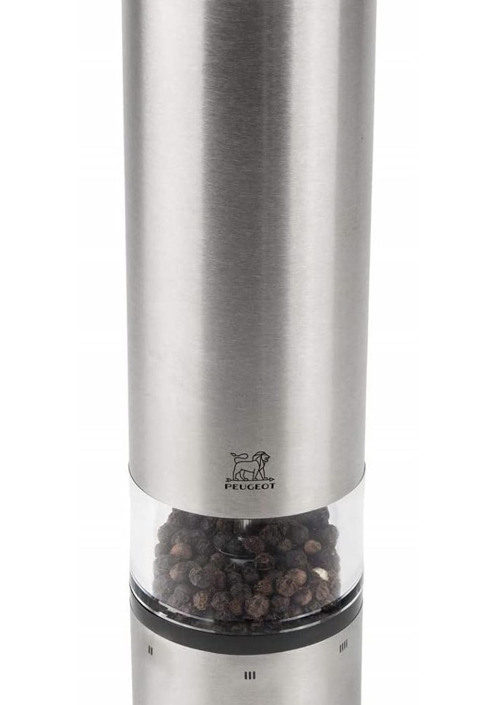 Peugeot Elis Sense Electric Pepper Mill with U Select Mechanism - 20cm, Stainless Steel - Image 1