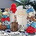 XIPEGPA 158 PCS Red Blue Cow Balloons Arch Garland Kit Cow Party Decorations for Baby Shower Birthday Farm Western Theme Party Supplies Decorations - Image 2
