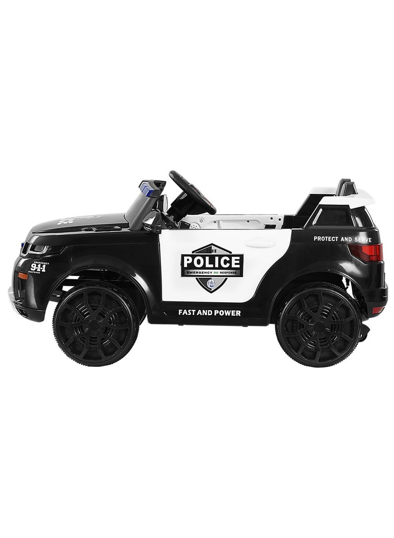 Amsham Toys Baby Love Kids Electric Police Car - Black (12V)  - Image 2