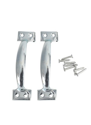 Modern Stainless Steel Door Handle Set - Sleek Modern Easy-to-Install Screw on 4inch Pull Handles for Interior and Exterior Doors Gates Cupboards Furniture and Cabinets - Pack of 2 - pzsku/Z654BC425F924C29D7E6EZ/45/_/1700037778/ce7212af-8536-493e-99f8-50b9b41a7eef
