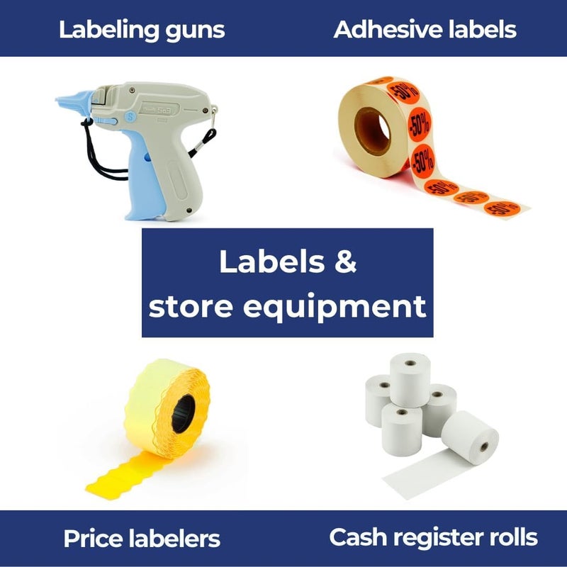 MySouqEg - Store (5000 pcs) Staples - for Standard Labelling Gun Pins Made of Transparent Plastic for Labelling Clothes and Textile (25 mm) - Image 4