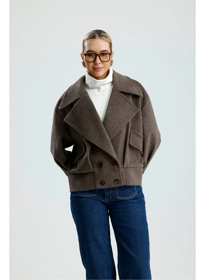 GACACOLLECTION LAGOS Crewe Twill Short Coat