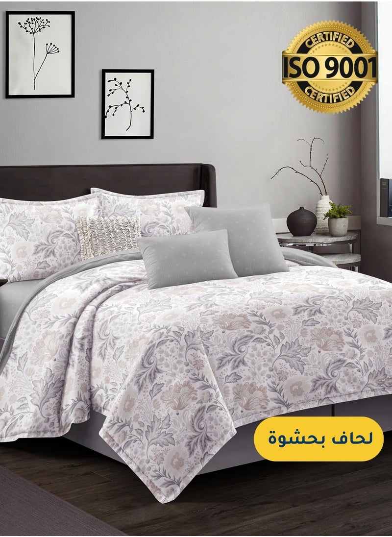 Microfiber Printed Comforter Sets, Fits 120 x 200 cm Single Size Bed, 4 Pcs, With Soft Filling, Celine Series - pzsku/Z654BF02247D98B6731FDZ/45/_/1716968828/42622182-918a-4edf-95ef-f229f6837b34