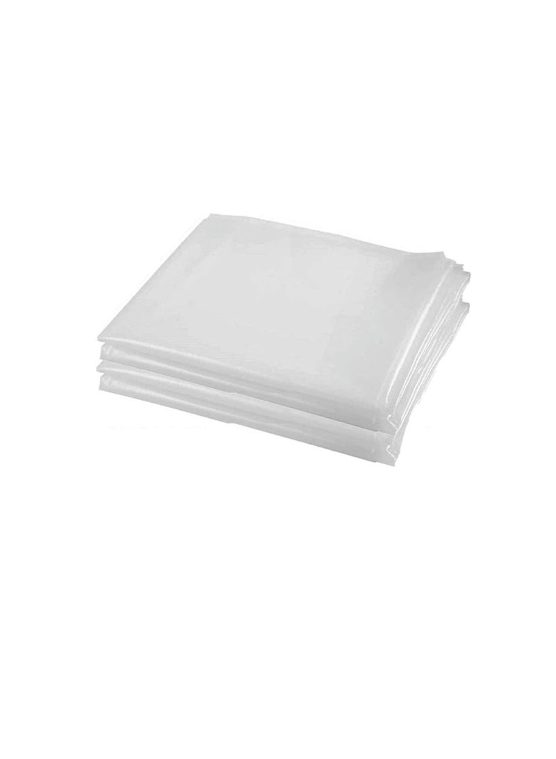 ورقة قماش البوليثين البلاستيكية المتساقطة من الرسامين ، غطاء أثاث مقاوم للماء مضاد للغبار ، قماش القنب القابل للتصرف لطلاء غطاء الأريكة وغطاء الأثاث (1000 جم × 9 أمتار) - Image 1