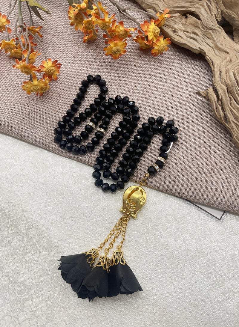 8mm 99 crystal Islamic prayer beads  handcrafted - Image 2