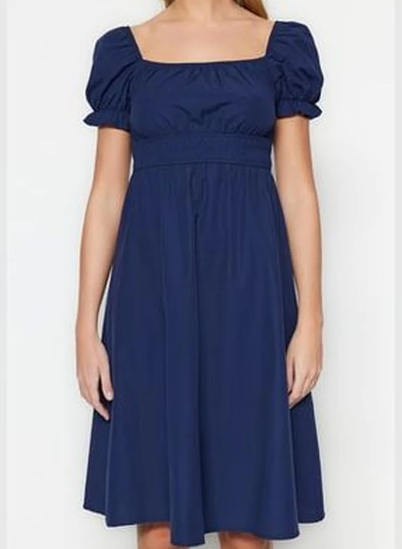 trendyol Square Neck Midi Dress