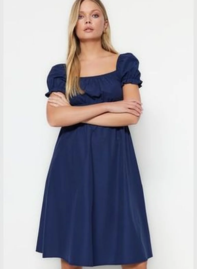 trendyol Square Neck Midi Dress