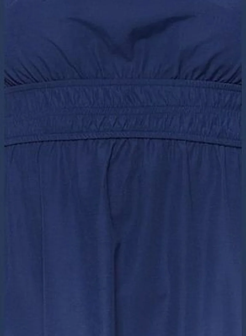 trendyol Square Neck Midi Dress