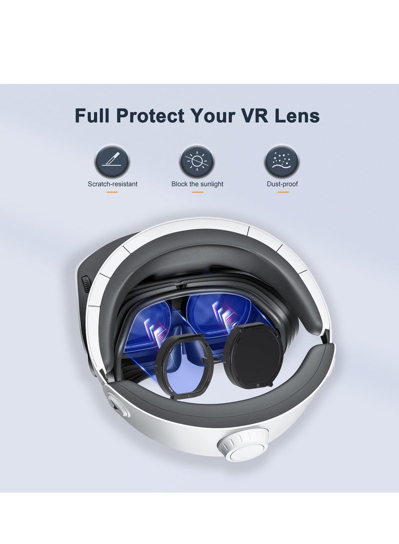 PSVR2 Lens Protector Cover Kit, Anti Scratch Accessories for Playstation VR2, Includes Blue Light Blocking Glasses, Easy Installation - Image 5