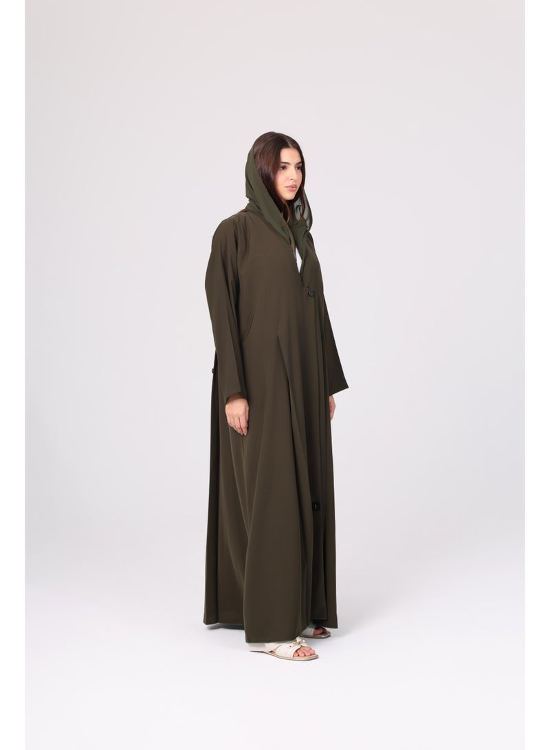 اكسا عباءة رسمية بتصميم بليزر صلب - Image 2