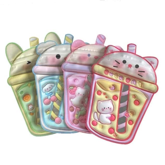 Daily Crafts 5 Pcs Party Favor Bags Bulk Reusable Birthday Goodie Bag Back to School Gift Bags Cute Backpack Goodie Bag with Handle Candy Bag for Birthdays, Weddings, Sweets, Christmas - Image 3