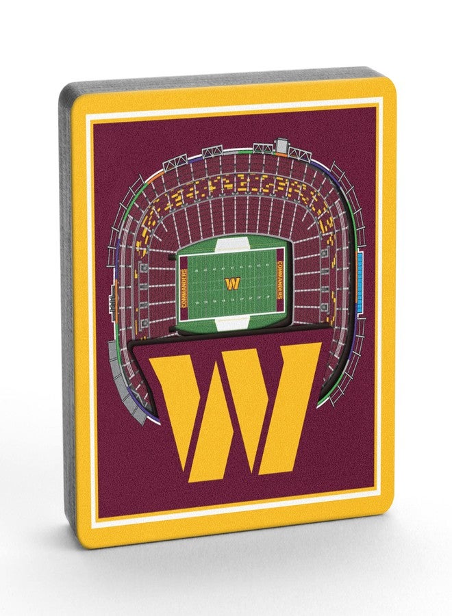 YouTheFan NFL Washington Commanders 3D StadiumView Magnets - FedExField - Image 2