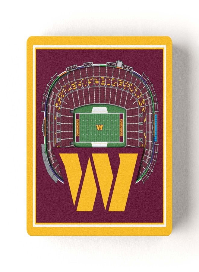 YouTheFan NFL Washington Commanders 3D StadiumView Magnets - FedExField - Image 4