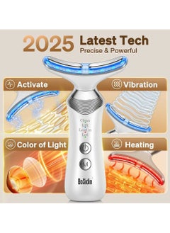 Bosidin 2025 Anti-Aging Face Lift Device , 4-in-1 LED Beauty Light Therapy for Smooth Face and Neck, Portable Electric Massager for Double Chin – K9  - Image 2