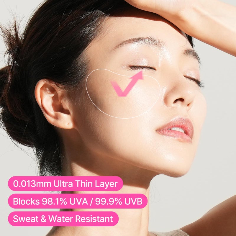 FRANZ - UV Patch UPF 50+ Sun Protection for Daily Outdoor Activities - Breathable Lightweight Comfortable - Peptide for Radiance, Wrinkles, Anti-Aging - 5 pairs - Image 2