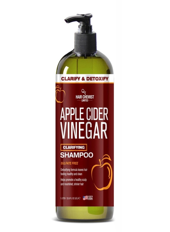 Hair Chemist Apple Cider Vinegar Clarify & Detoxify Clarifying Sulfate Free Shampoo 33.8 Ounces - Image 1