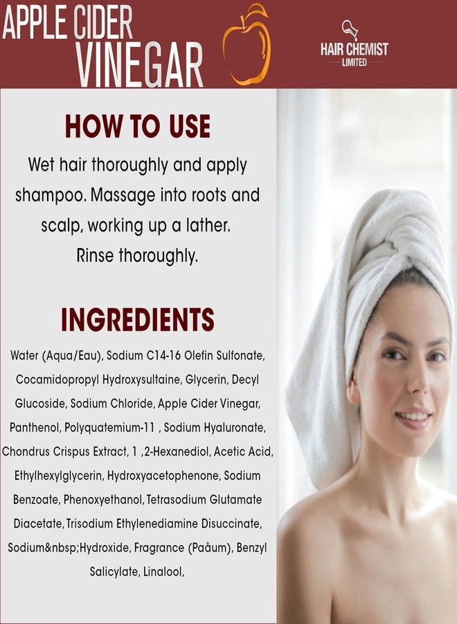 Hair Chemist Apple Cider Vinegar Clarify & Detoxify Clarifying Sulfate Free Shampoo 33.8 Ounces - Image 5