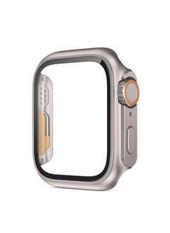 Generic Second Variable Ultra For Iwatch Apple Watch Protective Case S8 Case Film Integrated AppleWatch Tempered Film-Color:Starlight Color-Dimensions:【40mm】change To Ultra In Seconds  - Image 3