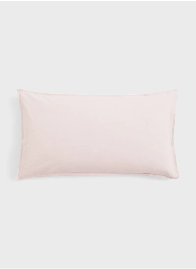 اتش اند ام Washed Linen-Blend Pillowcase