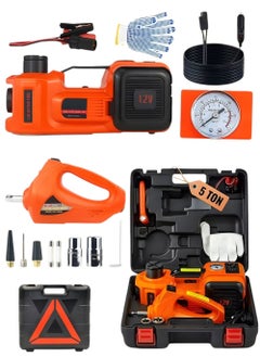 Cady One 12V 5 ton car electro-hydraulic jack set with air pump multi-function 4 in 1 suitable for all car models  - Image 1