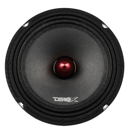 DS18 PRO-X8BM Loudspeaker - 8", Midrange, Red Aluminum Bullet, 550W Max, 275W RMS, 8 Ohms - Premium Quality Audio Door Speakers for Car or Truck Stereo Sound System (1 Speaker) - Image 3