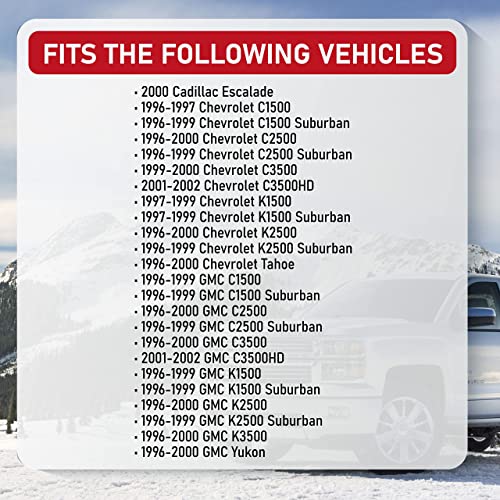 AA Ignition AC Heater Climate Control Panel with Rear Defogger - Compatible with Chevy, Cadillac and GMC - Escalade, C1500, C2500 Suburban, C3500HD, K1500, K2500, Tahoe, Yukon - Replaces 9378805, 16231165 - Image 5